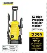 Builders Warehouse Karcher K3 High Pressure Modular Washer 850008260 offer
