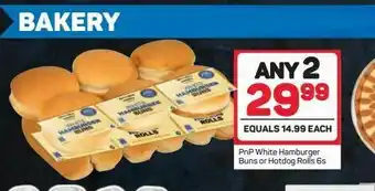 Pick n Pay Hot dog / hamburger buns 2 offer