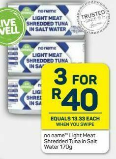 Pick n Pay Tuna in sunflower oil 3 offer