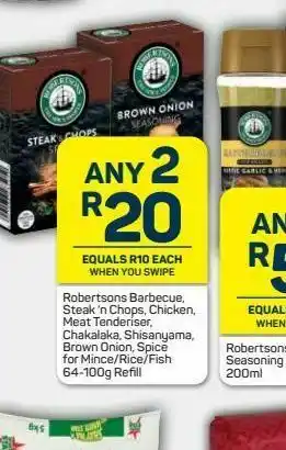 Pick n Pay Robertsons spice envelopes 2 offer