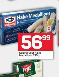 Pick n Pay Sea harvest hake medallions offer