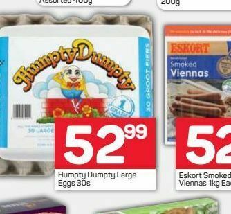 Pick n Pay Eggs offer