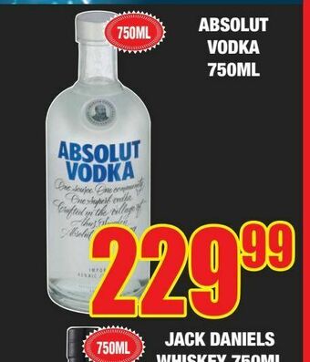 Boxer Liquors Absolut vodka offer