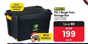 Makro ADDIS 110 L Rough Tote Storage Box offer