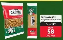 Makro Pasta Grandé offer