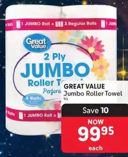 Makro GREAT VALUE Jumbo Roller Towel 4's offer