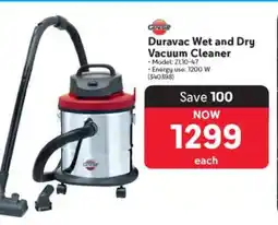 Makro Duravac Wet and Dry Vacuum Cleaner offer