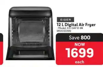 Makro EIGER 12 L Digital Air Fryer offer
