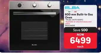 Makro 600 mm Built-in Gas Oven offer