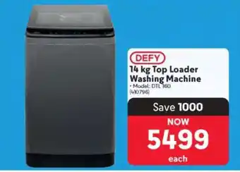 Makro Defy 14 kg Top Loader Washing Machine offer