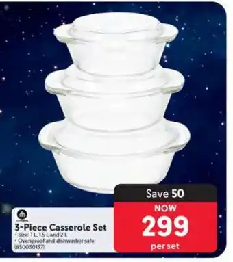 Makro 3-Piece Casserole Set offer