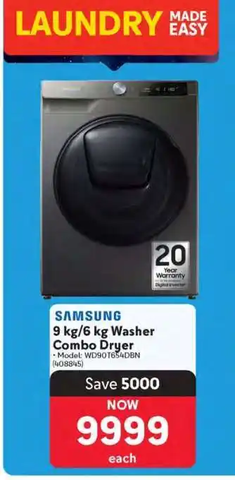Makro Samsung 9 kg/6 kg Washer Combo Dryer offer