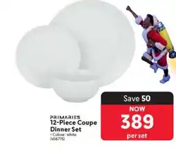 Makro PRIMARIES 12-Piece Coupe Dinner Set offer