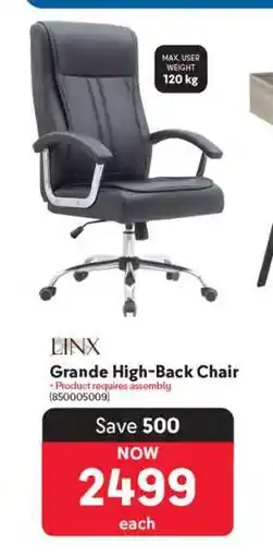 Makro Grande High-Back Chair offer