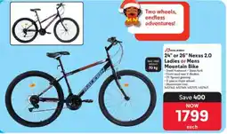 Makro 24 or 26 Nexus 2.0 Ladies or Mens Mountain Bike offer