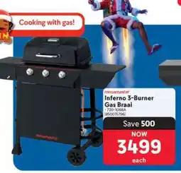 Makro Inferno 3-Burner Gas Braai offer