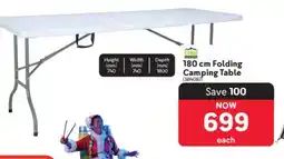 Makro 180 cm Folding Camping Table offer