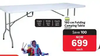 Makro 180 cm Folding Camping Table offer