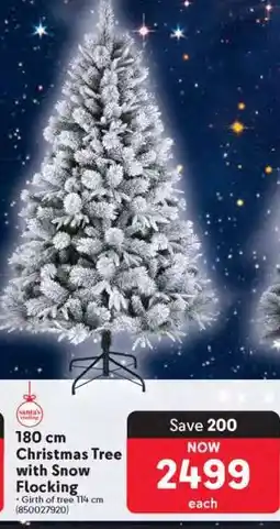 Makro 180 cm Christmas Tree with Snow Flocking offer