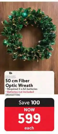 Makro 50 cm Fiber Optic Wreath offer