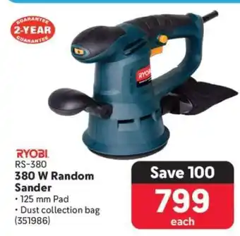 Makro RYOBI RS-380 380 W Random Sander offer