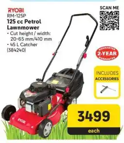 Makro RYOBI RM-125P 125 cc Petrol Lawnmower offer
