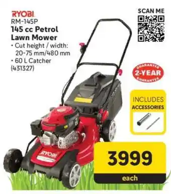 Makro RYOBI RM-145P 145 cc Petrol Lawn Mower offer
