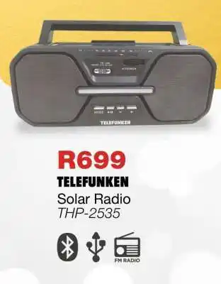 OK Furniture TELEFUNKEN Solar Radio THP-2535 offer