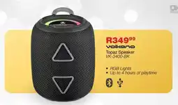 OK Furniture Volkano Topaz Speaker VK-3400-BK offer