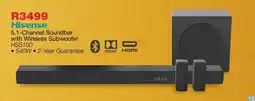 OK Furniture Hisense 5.1-Channel Soundbar with Wireless Subwoofer offer