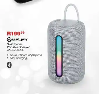 OK Furniture Amplify Swift Series Portable Speaker AM-3423-GR offer