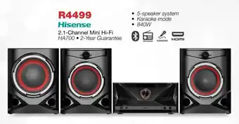 OK Furniture Hisense 2.1-Channel Mini Hi-Fi offer