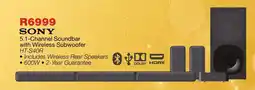 OK Furniture SONY 5.1-Channel Soundbar with Wireless Subwoofer offer