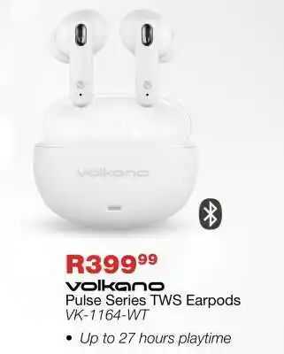 OK Furniture Volkano Pulse Series TWS Earpods offer