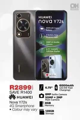 OK Furniture Huawei Nova Y72s 4G Smartphone offer