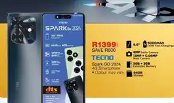 OK Furniture TECNO Spark Go 2024 4G Smartphone offer