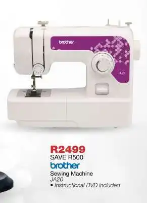 OK Furniture brother Sewing Machine JA20 offer