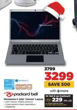 HiFi Corp Packard Bell Montenero-C Intel Celeron Laptop offer