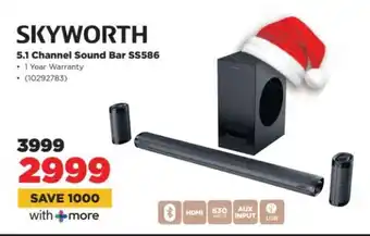 HiFi Corp SKYWORTH 5.1 Channel Sound Bar SS586 offer