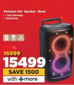 HiFi Corp Partybox 520 Speaker - Black offer
