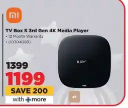 HiFi Corp TV Box S 3rd Gen 4K Media Player offer