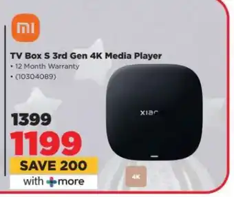 HiFi Corp TV Box S 3rd Gen 4K Media Player offer