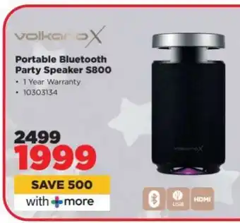 HiFi Corp VolkanoX Portable Bluetooth Party Speaker S800 offer