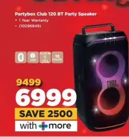 HiFi Corp Partybox Club 120 BT Party Speaker offer