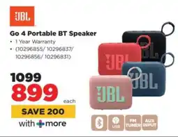 HiFi Corp JBL Go 4 Portable BT Speaker offer