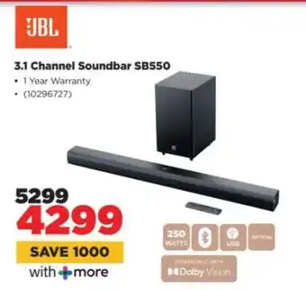 HiFi Corp 3.1 Channel Soundbar SB550 offer