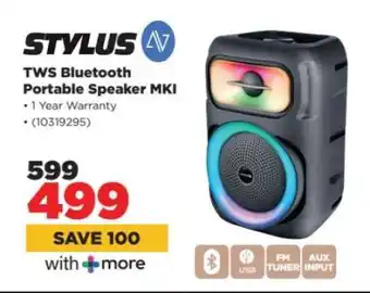 HiFi Corp STYLUS TWS Bluetooth Portable Speaker MKI offer