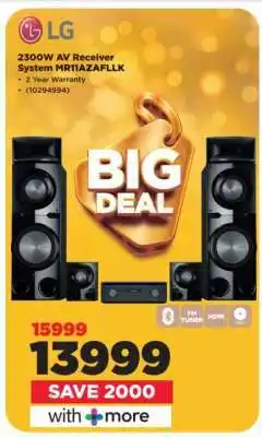 HiFi Corp LG 2300W AV Receiver System MR1AZAFLLK offer