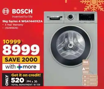HiFi Corp Bosch 9kg Series 4 WGA1440XZA offer