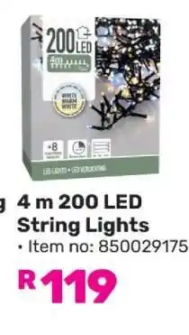 Game 4 m 200 LED String Lights offer
